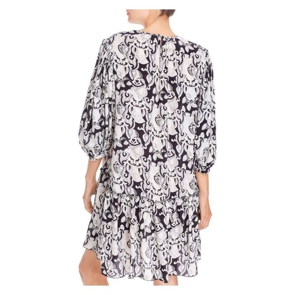 See By Chloe Black and White Mini Dress - Picture 2 of 10